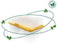 200µl Long Universal Grad tip, 300ul capacity, Sterile, Low retention, Filter